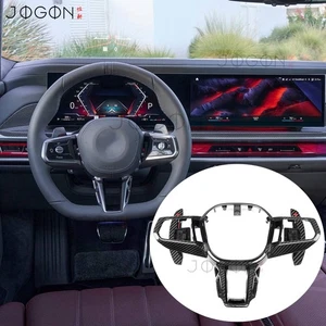 Carbon Steering Wheel Trim Shift Paddle For BMW 7 Series G70 740i M70 23+ X3 G45 - Picture 1 of 14
