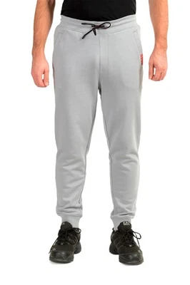 Pantalones deportivos Hugo Boss para hombre "Doak194_E" grises y rojos con estampado de logotipo Foto 1 de 4
