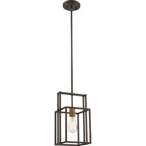 Nuvo Lighting 60/5855 Lake Mini Pendant Bronze and Copper Accents - Picture 1 of 1