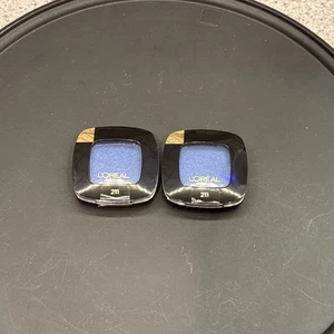 LOT OF 2 ~ LOREAL COLOUR RICHE EYE SHADOW # 211 GRAND BLEU New! Sealed! - Picture 1 of 9