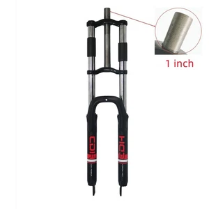 CDH 1" Threaded Fork 26" Double Shoulder Suspension Triple Tree Bike Front Fork - Picture 1 of 6