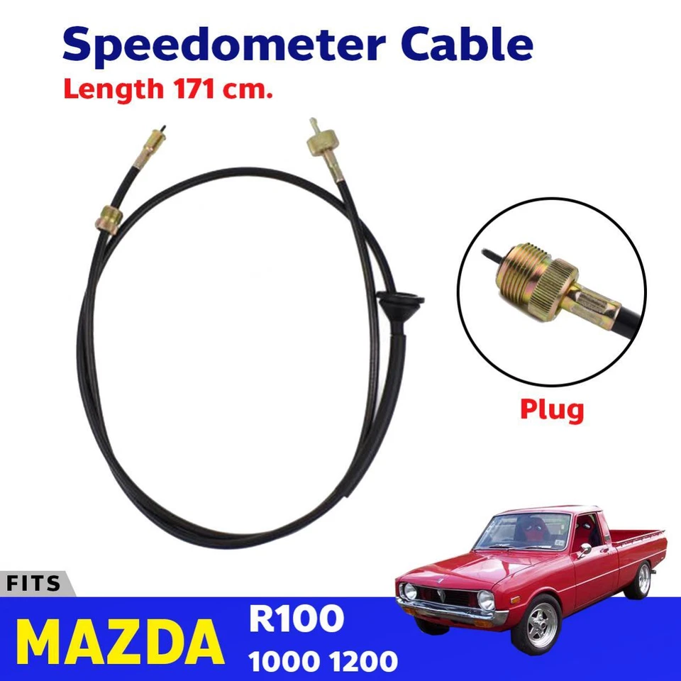 Speedometer Cable Fits Mazda R100 1000 1200 UTE Pickup Sedan Coupe Wagon Car P10 Foto 1 de 4