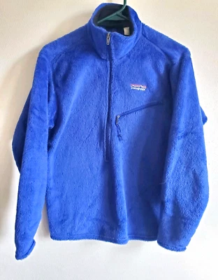 Patagonia Polar Pullover Chaqueta 1/2 Cremallera Suéter Adulto X-Pequeño Azul Foto 1 de 4