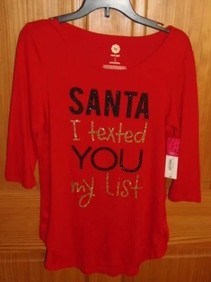 TOTAL GIRL - JUNIORS - CAMISETA MANGA LARGA - ROJA - TALLA GRANDE (14) (PK-42) Foto 1 de 4