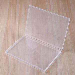 Transparente Rechteckige Kunststoffbox Zubehör Aufbewahrungsbox Flach Verpackung Box - Bild 1 von 13