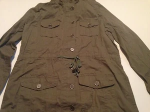 NWT Blu Pepper Military Style Army Green Jacket Women's Size Small Medium Large - Picture 1 of 6
