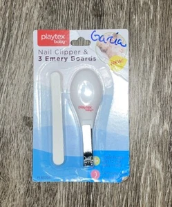 PLAYTEX Baby Nail Clipper & 3 Emery Boards New - Sealed - As Is - Picture 1 of 2