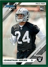 2019 Donruss Press Proof Green #261 Johnathan Abram