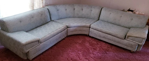 1950s mid-century sofa sectional Cover