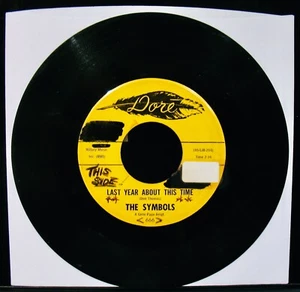 THE SYMBOLS: Last Year About This Time~Obscure Soul & Funk 45~DORE #666 - Picture 1 of 2