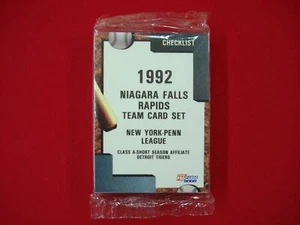 1992 NIAGARA FALLS RAPIDS FLEER PROCARDS MiLB TEAM SET HIGGINSON DETROIT TIGERS - Picture 1 of 4