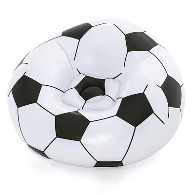 Bestway Luftsessel Fußball Beanless Soccer Ball 114x112cm Sessel aufblasbar - Bild 1 von 4