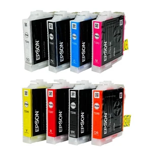 Echte Epson T324 Tintenpatronen 8 Packung für Epson Photo P400 Drucker - Bild 1 von 11