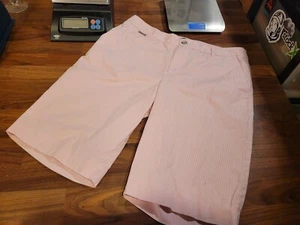 Damengröße 10 LRL Lauren Ralph Lauren Shorts pink weiß gestreift Golf Strand - Bild 1 von 9