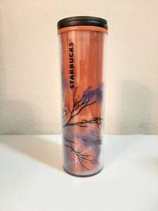 STARBUCKS Raven Campfire Halloween/Fall 16oz Tumbler Hot/Cold NEW - Picture 1 of 4