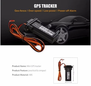 Mini Fahrzeug GSM GPRS GPS Tracker für Auto Motorrad Wasserdicht Online Tracking - Bild 1 von 1