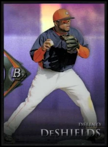 2014 Bowman Platinum Chrome Prospects Purple Refractors #BPCP57 Delino DeShields - Picture 1 of 2