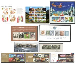 2012 Royal Mail Miniature Sheets MNH. Each sold separately. - Picture 1 of 11
