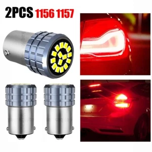 2Pcs 1156 1157 BA15S BAY15D LED Bulbs 15SMD Car Reverse Backup Turn Signal Light - Picture 1 of 19