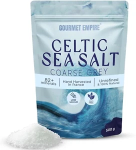 Celtic Sea Salt 500g Grey Coarse Organic 100% Natural With 82+ Minerals - Picture 1 of 8