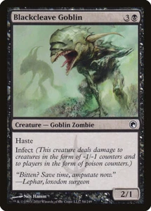 4x Blackcleave Goblin - NM/LP - Scars of Mirrodin Block SPARROW MAGIC - Picture 1 of 1
