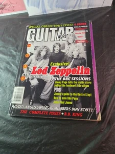 GUITAR WORLD MAGAZINE JANUARY 1998 LED ZEPPELIN EXCLUSIVE 224 PAGES Decent Shape - Imagen 1 de 6