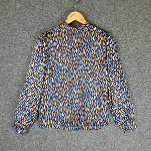 Sportscraft Womens Blouse Top Size 12 Colourful Satin - Picture 1 of 10
