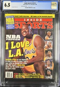 Shaquille O'Neal INISIDE SPORTS Magazine November 1996 CGC 6.5 Newsstand Lakers - Picture 1 of 3