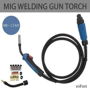 Binzel MIG MAG Gun Torches Complete 10feet 15AK Euro Connector Welding Torch - Bild 1 von 9
