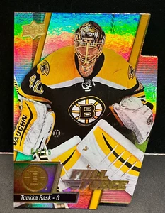 Tuukka Rask 2015-16 Upper Deck Full Force Die-Cut Rainbow #30 Ser #d /25 Bruins - Foto 1 di 3