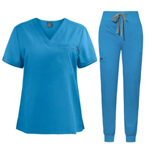 Weicher Stoff Krankenschwester Peelings Krankenhaus medizinische Uniform Jogginghose Peelingsets Damen Herren - Bild 1 von 101