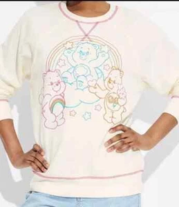 NEW Care Bears Embroidered Crewneck Sweatshirt Various Sizes - Picture 1 of 8