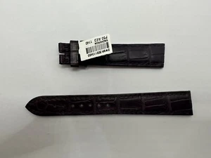 100% Original NOS Vacheron Constantin Leather Strap Band Eggplant Purple 17MM XL - Picture 1 of 7