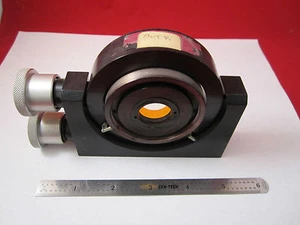 OPTICAL ORIEL MOUNT LASER OPTICS rotation tilt fixture iii BIN#PMEL - Picture 1 of 6