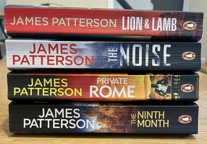 James Patterson Books Bundle X 4 Paperbacks Crime Thriller Fiction Novels - Foto 1 di 11