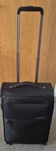 Black Samsonite 4 Wheel Spinner Suitcase 55x20x34cm - Picture 1 of 16