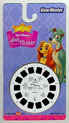 1998 VIEW-MASTER #36867 "WALT DISNEY'S LADY AND THE TRAMP" 3-REEL RACK PACK - Image 1 of 3