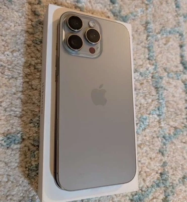 iPhone 16 pro max - 256gb unlocked - natural titanium - 6.9"  - Image 1 of 4