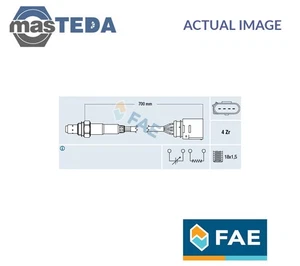 77205 LAMBDA OXYGEN O2 SENSOR REAR FAE FOR SKODA SUPERB I 2.0 2L 85KW - Picture 1 of 5