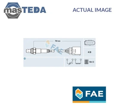 77205 LAMBDA OXYGEN O2 SENSOR REAR FAE FOR SKODA SUPERB I 2.0 2L 85KW - Image 1 of 4