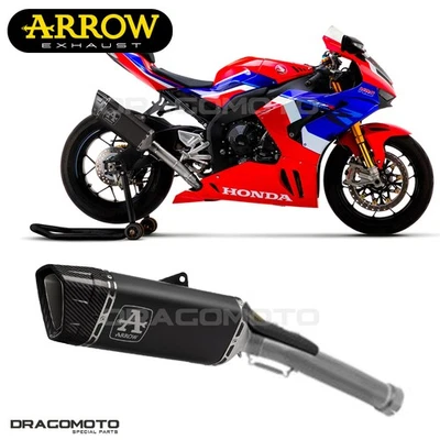 Escape HONDA CBR 1000 RR-R 2024 ARROW Negro Titanio RC CC PISTA Foto 1 de 4