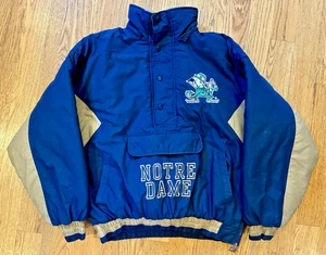 Vintage Chalk Line Notre Dame Fighting Irish Kapuzenpullover Jacke Herren Large - Bild 1 von 12