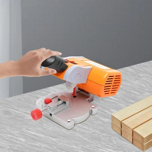 Mini Cut-Off Saw 7800RPM High Speed, 45° Angle AdjustableCuts Wood/Plastic/Metal - Picture 1 of 18