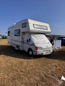 1990 Ford transit 6 birth motorhome OFFGRID LIVING 400ah lithium batteries retro - Picture 1 of 21