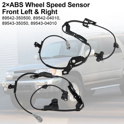 2x Sensor de velocidad de rueda ABS delantero izquierdo y derecho para Toyota Tacoma 1998-2004 Foto 1 de 4