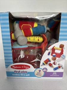Melissa & Doug Cassetta degli Attrezzi Riempimento e Versamento Giocattolo per Bambini con Trapano Vibrante NUOVO - Foto 1 di 3