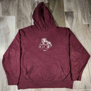 Sudadera con Capucha Vintage Nike Center Swoosh Mississippi State Bulldogs 2XL Defecto - Imagen 1 de 12