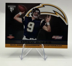 2001 Pacific Private Stock Titanium Drew Brees Rookie RC /795 Chargers Saints - Picture 1 of 2