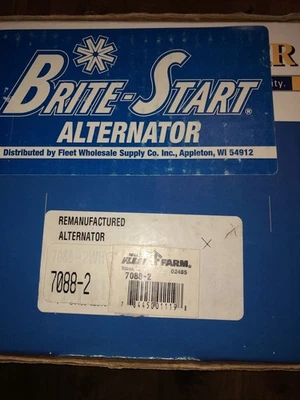 Alternator fits 1985 Mercury Topaz  BBB INDUSTRIES 7088-2 - Image 1 of 3