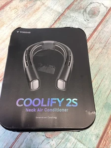 Torras Coolify 2S Intensive Cooling Neck Fan Air Conditioner, Black - Picture 1 of 4